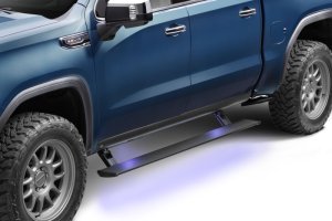 Chevrolet Silverado 3500HD Running Boards - AMP Research - PowerStep Plug-N-Play - Black - 2024+